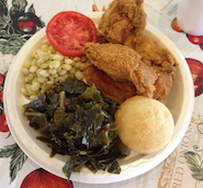 Pannie George's Collard Greens Sunday Dinner